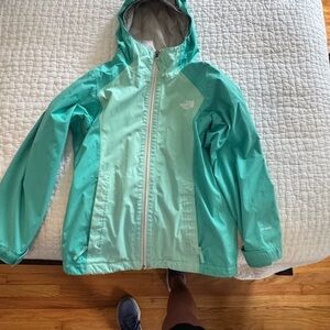 The North Face Teal Hooded Jacket